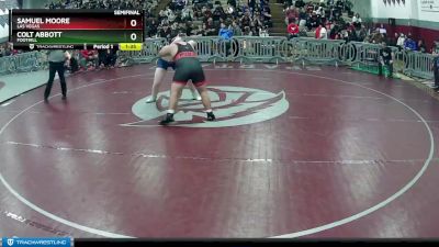 285 lbs Semifinal - Samuel Moore, Las Vegas vs Colt Abbott, Foothill