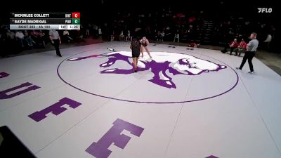 4A 190 lbs 1st Place Match - Sayde Madrigal, Pine View vs Mckinlee Collett, Uintah