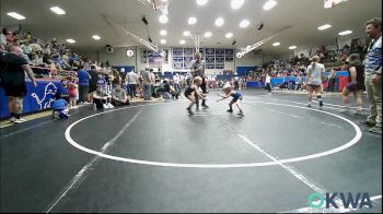 46 lbs Consi Of 8 #2 - Steele Cook, Harrah Little League Wrestling vs Ash Cermak, Perry Wrestling Academy