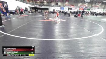 157 lbs Champ. Round 1 - Makoa Goeas, Missouri Valley vs Bryson Mccraw, Montreat College