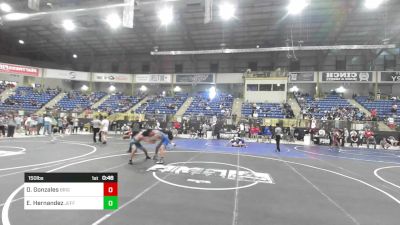 150 lbs Consi Of 8 #1 - Dominic Gonzales, Brighton WC vs Enzo Hernandez, Jefferson WC