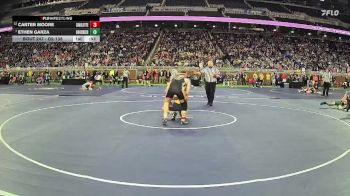 D2-138 lbs Cons. Round 2 - Carter Moore, Charlotte HS vs Ethen Garza, Goodrich HS