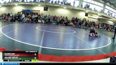 98 lbs Champ. Round 3 - Holden Ripley, Valparaiso Wrestling Club vs Oliver May, Dragon Wrestling Club