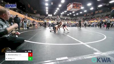 Quarterfinal - Clay Blankenship, Mustang Bronco Wrestling Club vs Reid Kirby, Norman Grappling Club