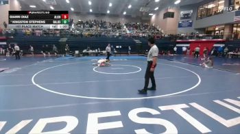 106 lbs 1st Place Match - Kingston Stephens, Dallas Jesuit College Prep School vs Gianni Diaz, Allen