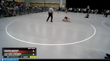 114 lbs Cons. Round 4 - Matthew Crimmins, Sebolt Wrestling Academy vs Colton Shaffer, Moyer Elite Wrestling