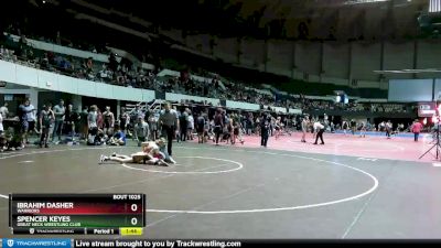 110 lbs Quarterfinal - Spencer Keyes, Great Neck Wrestling Club vs Ibrahim Dasher, Warriors