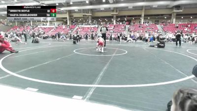 45 lbs 1st Place Match - Vaeda Johnson, West Point vs Dilynn Burch, Team Tulsa