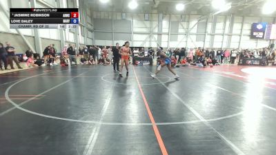 72 kg Champ. Rd Of 32 - Jasmine Robinson, Army (WCAP) vs Love Daley, Maryland