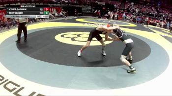 D3-113 lbs Champ. Round 1 - Kyler Basham, Reed. Eastern vs Trey Huber, Versailles