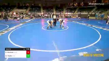 145 lbs 1/4 Finals - Emmitt Munson, Pomona Elite vs Ayden Thelin, Choctaw Ironman Youth Wrestling