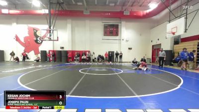 144 lbs Quarterfinal - Joseph Paun, Howe Wrestling School, LLC vs Kegan Jochim, Franklin Wrestling Club