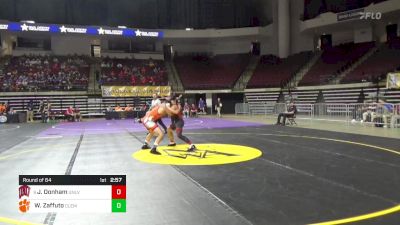 157 lbs Round Of 64 - James Donham, UNLV vs Will Zaffuto, Clemson