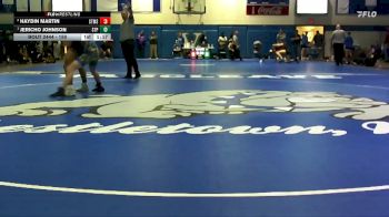 150 lbs 1st Place Match - Jericho Johnson, St. Patrick`s High School vs Haydin Martin, St. Martin High School
