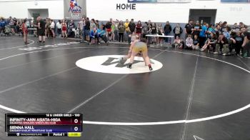 190 lbs Round 3 - Sienna Hall, Chugach Eagles Wrestling Club vs Infinity-Ann Asiata-Higa, Soldotna Whalers Wrestling Club