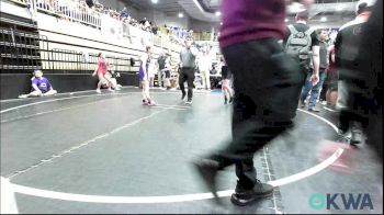 75 lbs Rr Rnd 1 - Alicen Quillin, Chickasha Youth Wrestling vs Lucy Chill, Perry Wrestling Academy