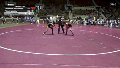 1-5A 100 Semifinal - Avalena Williamson, Cleburne County vs Rilee Benton, W. S. Neal