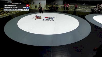 49 lbs Cons. Semis - Nicholas Wall vs Christian Garcia, So Cal Hammers Wrestling