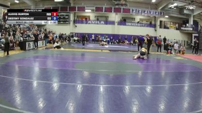 145 lbs Champ. Round 1 - Destiny Gonzalez, Colby Community College vs Alexis Burton, Fort Hays State