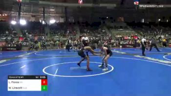 100 lbs Consolation - Luis Flores, Bolingbrook Jr Raiders vs Weston Linscott, Blue Pride WC