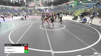 132 lbs Consi Of 4 - Kamron Alegria, Montrose Elite vs Ashton Leegaard, Touch Of Gold