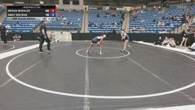 110 lbs 3rd Place Match - Emily Beltran, Texas Wesleyan vs Megan Morales, Wayland Baptist University