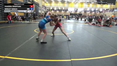 115 lbs Quarters - Phaedra Swafford vs Brinley Girsch, Iowa