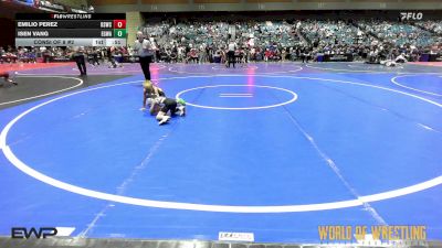 43 lbs Consi Of 8 #2 - Emilio Perez, Rising Sun Wrestling Club vs Isen Vang, EGWA