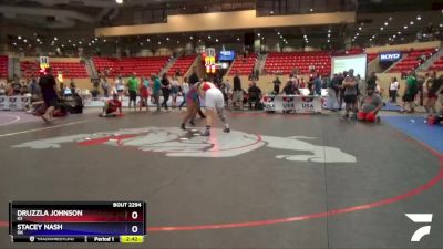 200 lbs Semifinal - Druzzla Johnson, KS vs Stacey Nash, OK