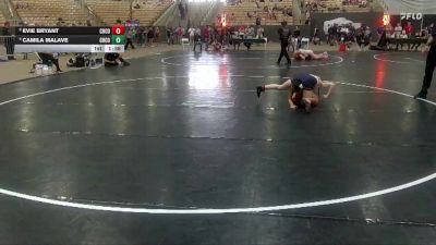 107 lbs Cons. Semi - Camila Malave, Seymour Youth Wrestling Club vs Evie Bryant, Blackman Wrestling Club