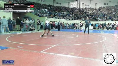 110 lbs Round Of 32 - Jase Coble, Team Choctaw vs Eli Wedel, Saint's Wrestling Club