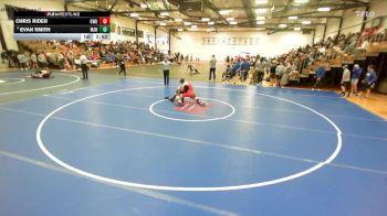141 lbs Champ. Round 1 - Evan Smith, Manchester vs Chris Rider, Ohio Wesleyan