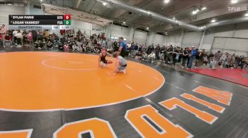 144 lbs Quarterfinal - Dylan Paris, Eaton vs Logan Vannest, Platte Valley