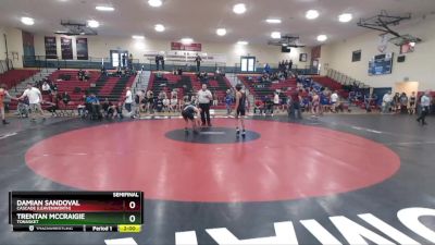 126 lbs Semifinal - Trentan McCraigie, Tonasket vs Damian Sandoval, Cascade (Leavenworth)