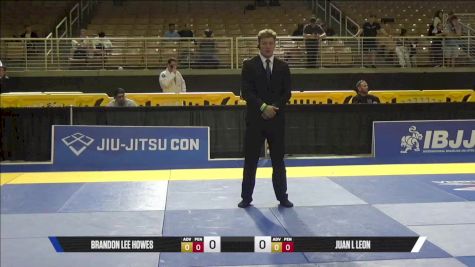 Juan L Leon vs Brandon Lee Howes 2025 Pan Jiu Jitsu IBJJF Championship