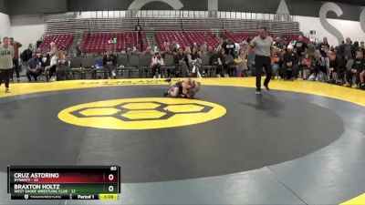 60 lbs Round 2 (8 Team) - Cruz Astorino, Dynasty vs Braxton Holtz, West Shore Wrestling Club