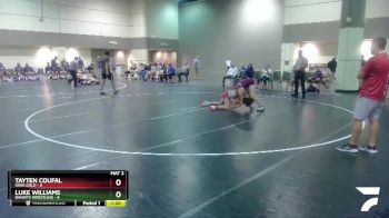 120 lbs Round 2 (6 Team) - Luke Williams, Bandits Wrestling vs Tayten Coufal, Iowa Gold