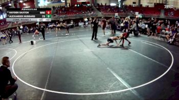 75 lbs Cons. Round 3 - Hayden Saxton, Weeping Water Wrestling Club vs Alexander Hubbard, 2TG