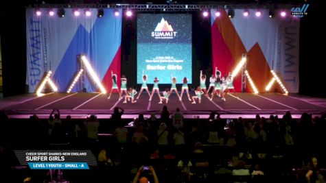 Cheer Sport Sharks-New England - Surfer Girls [2025 L1 Youth - Small - A Day 1] 2025 The Youth Summit
