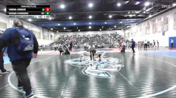 110 Girls 1st Place Match - Amina Anbari, Rancho Bernardo vs Noemi Cordero, Poway