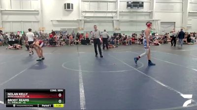 130 lbs Semis & 1st Wrestleback (8 Team) - Nolan Kelly, Revolution Elite vs Brody Reams, All American