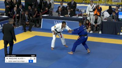 Meyram Maquine Alves vs Lucas Pinheiro (Flozone) 2022 Pan Jiu Jitsu IBJJF Championship
