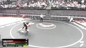 150 lbs Cons. Round 2 - Devon Peterson, Kearns vs Gabe Barnett, Wasatch