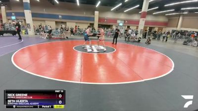 132 lbs Cons. Round 2 - Nick Greene, Patriot Wrestling Club vs Seth Huerta, Boneyard Wrestling Academy