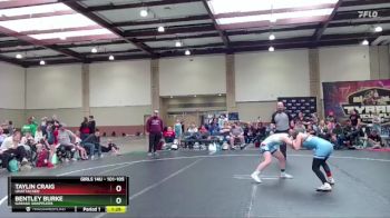 101-105 lbs Round 1 - Bentley Burke, Garage Grapplers vs Taylin Craig, Unattached