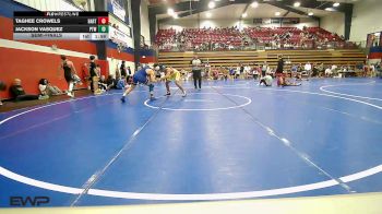 144 lbs Semifinal - Taghee Crowels, Bartlesville High School vs Jackson Vasquez, Pryor Tigers Wrestling