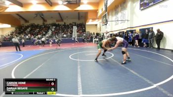 190 lbs Round 2 - Carson Hone, Wickenburg vs Darian Begaye, Tuba City