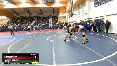 190 lbs Round 2 - Carson Hone, Wickenburg vs Darian Begaye, Tuba City