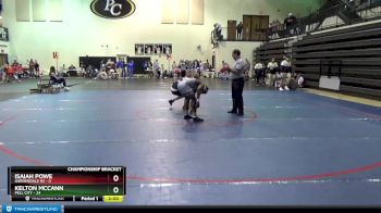 152 lbs Cross Bracket (8 Team) - Isaiah Powe, Gardendale Hs vs Kelton Mccann, Pell City