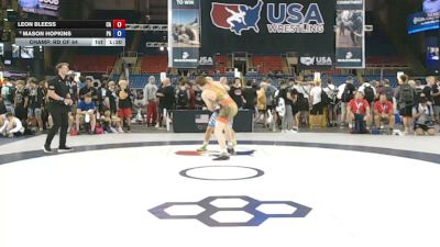 175 lbs Champ. Rd Of 64 - Leon Bleess, California vs Mason Hopkins, Pennsylvania